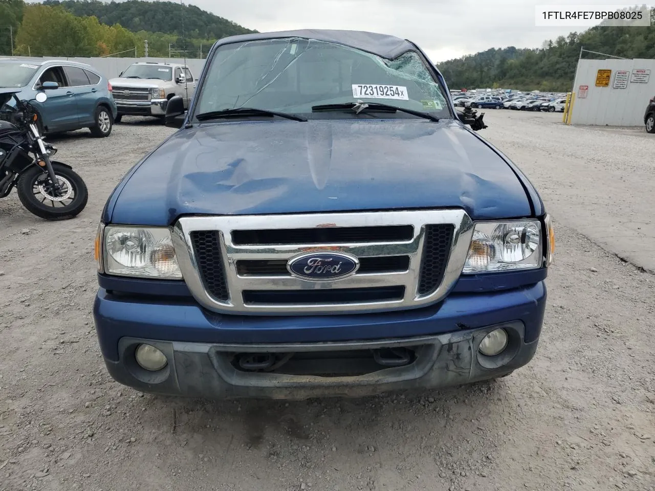 2011 Ford Ranger Super Cab VIN: 1FTLR4FE7BPB08025 Lot: 72319254