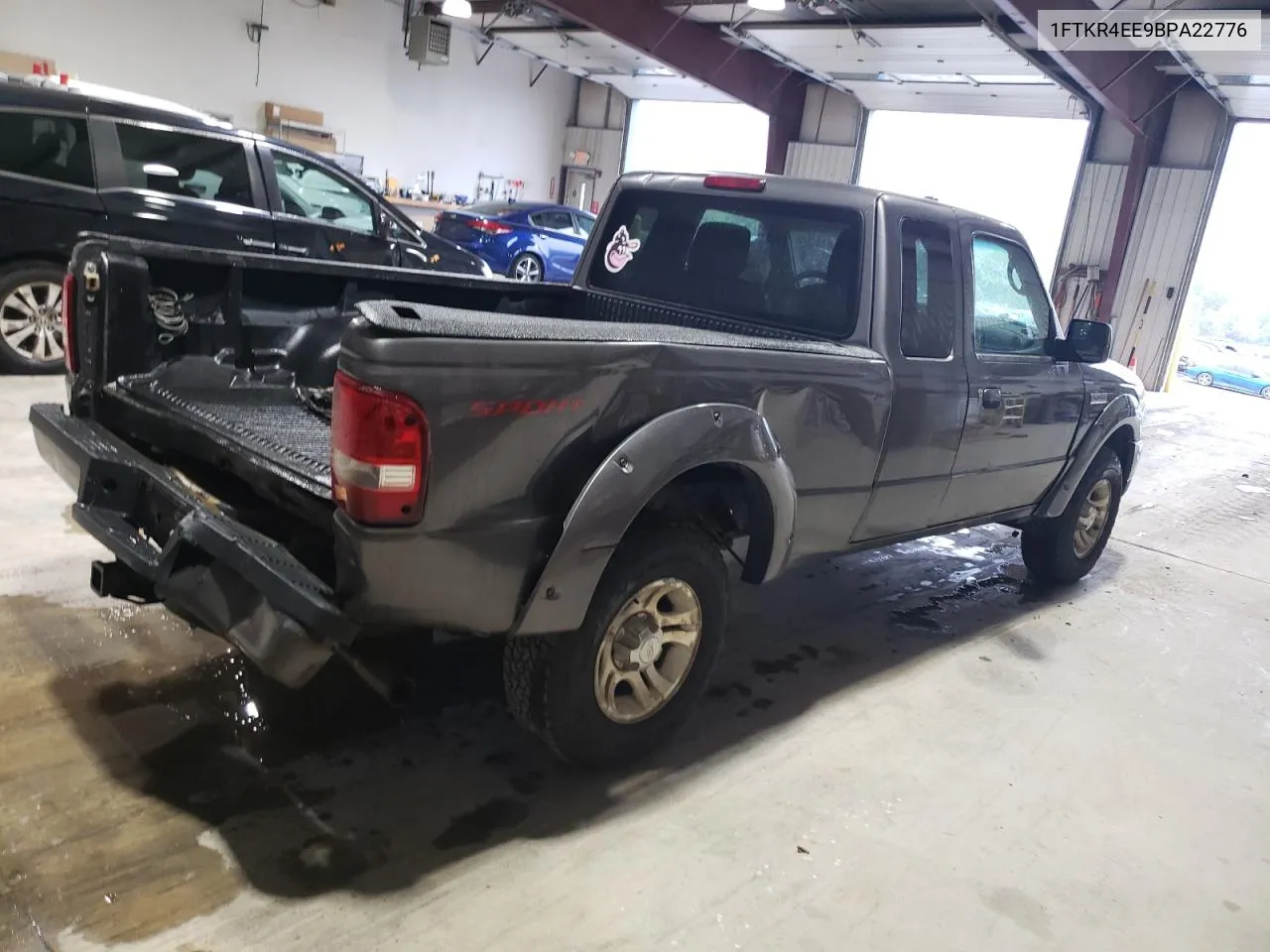 2011 Ford Ranger Super Cab VIN: 1FTKR4EE9BPA22776 Lot: 72322514