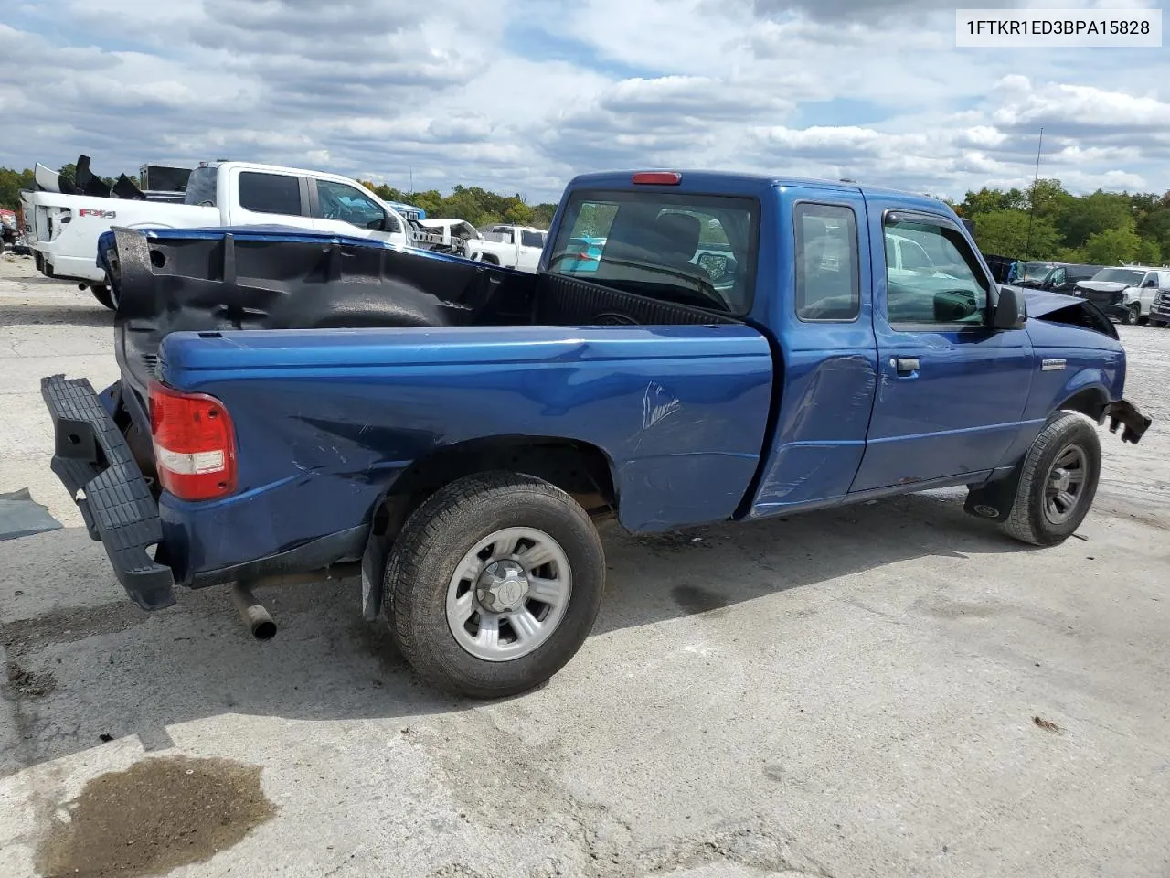 2011 Ford Ranger Super Cab VIN: 1FTKR1ED3BPA15828 Lot: 72604954