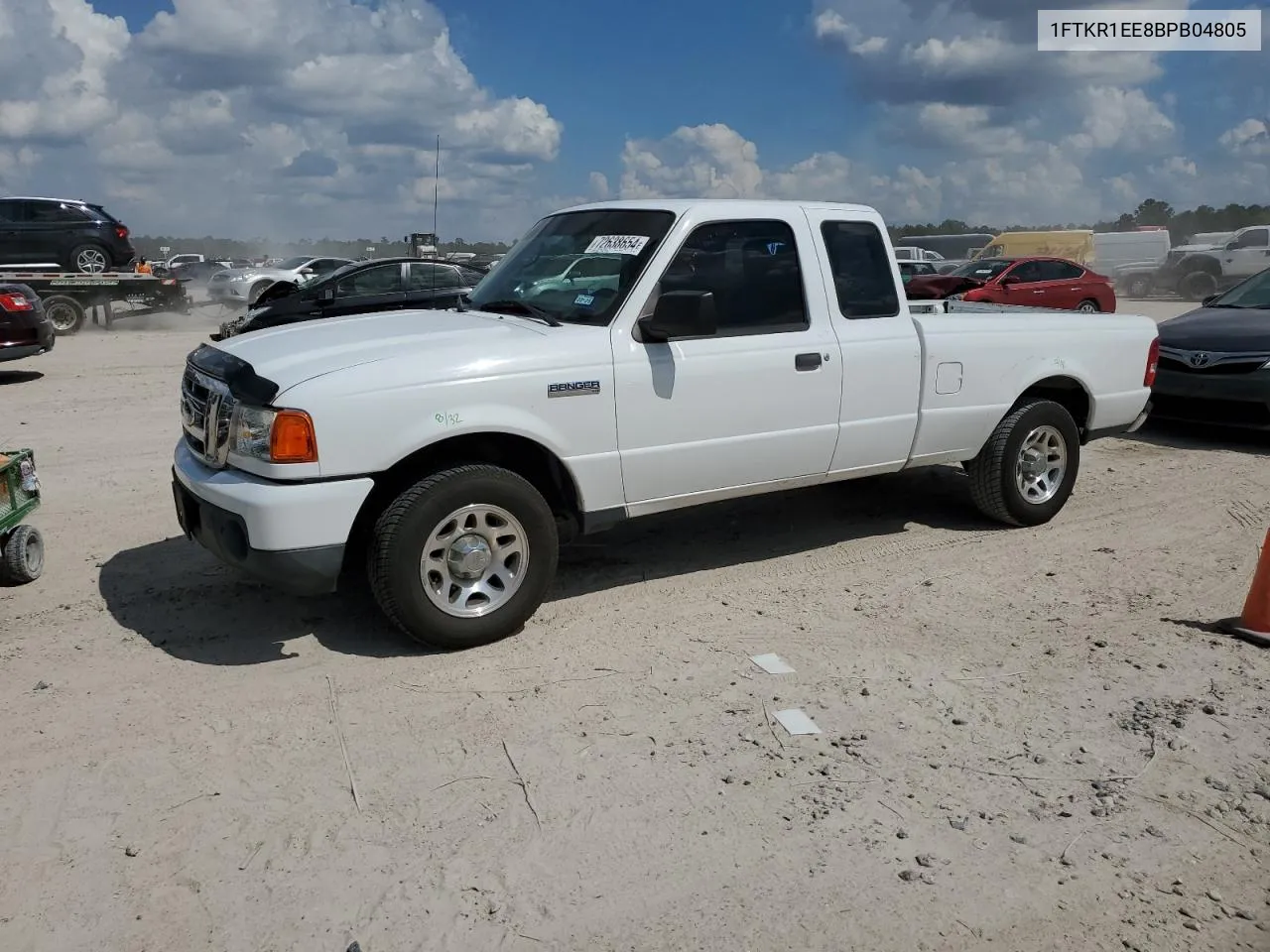 2011 Ford Ranger Super Cab VIN: 1FTKR1EE8BPB04805 Lot: 72638654