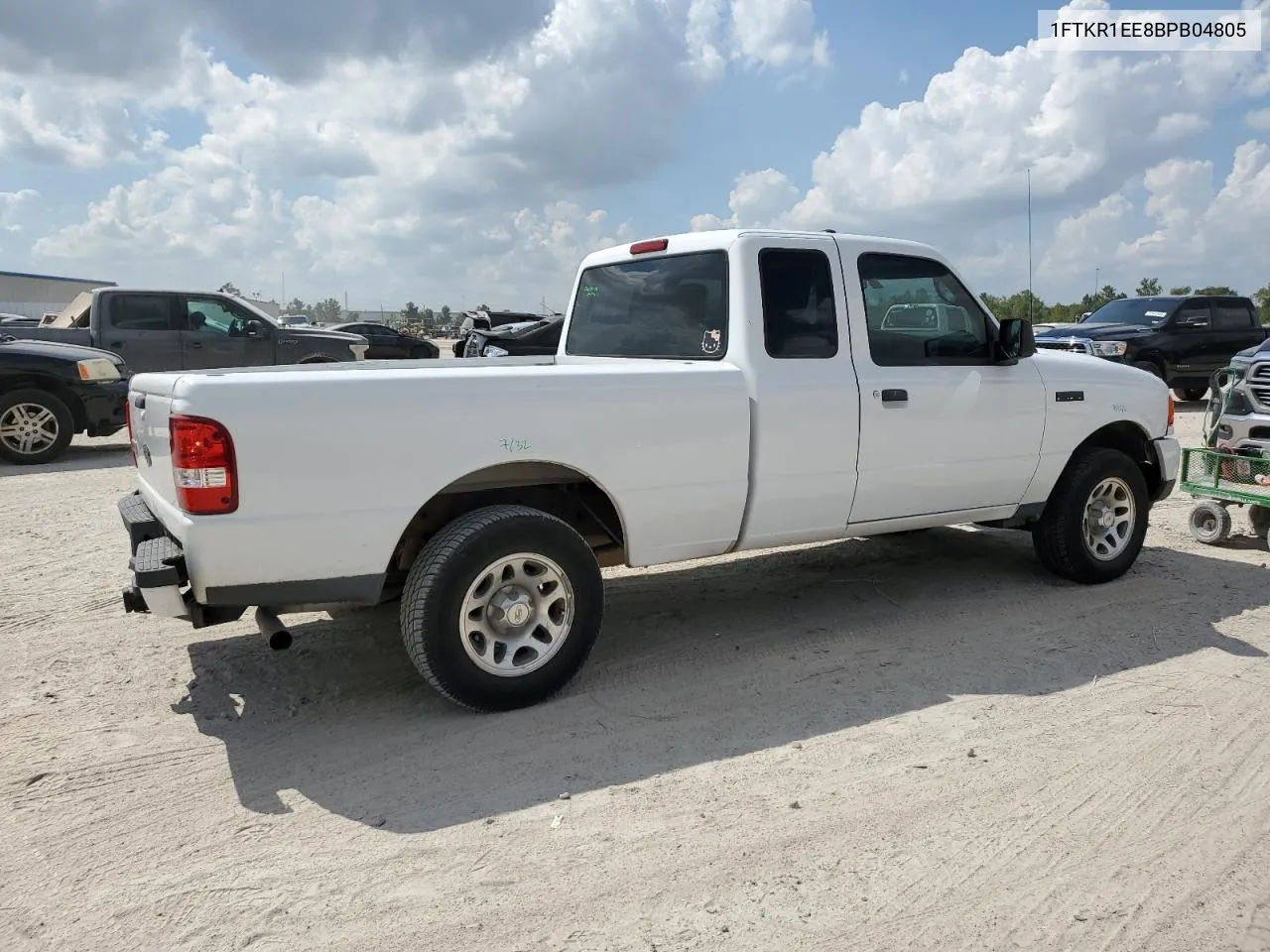 2011 Ford Ranger Super Cab VIN: 1FTKR1EE8BPB04805 Lot: 72638654