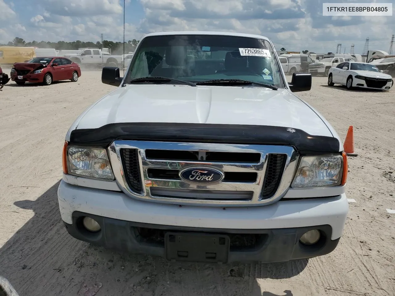 2011 Ford Ranger Super Cab VIN: 1FTKR1EE8BPB04805 Lot: 72638654