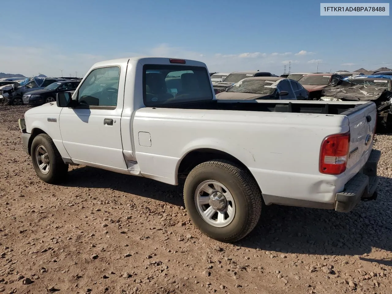 2011 Ford Ranger VIN: 1FTKR1AD4BPA78488 Lot: 72800534