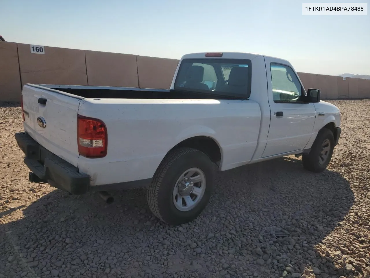 2011 Ford Ranger VIN: 1FTKR1AD4BPA78488 Lot: 72800534