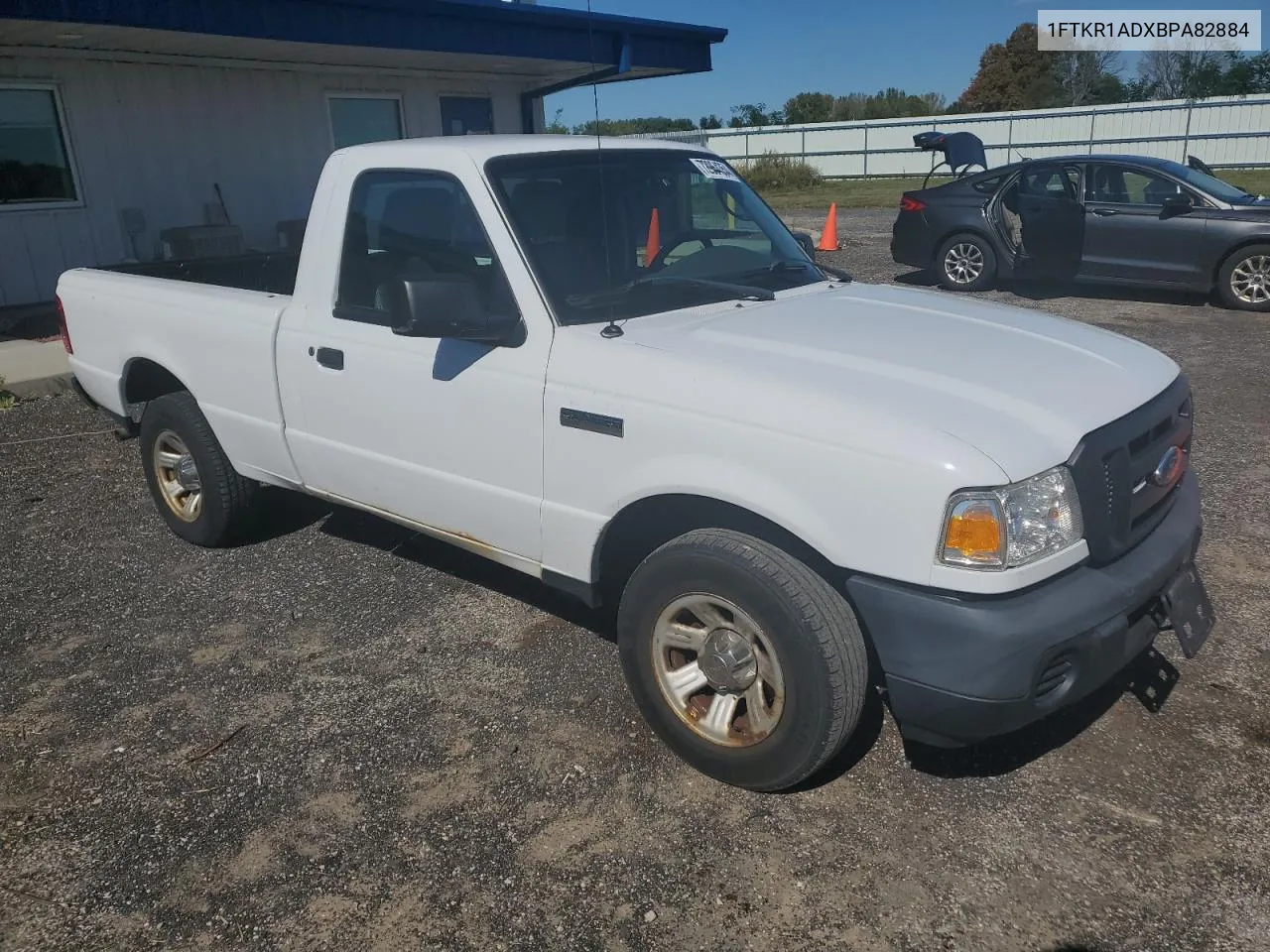 2011 Ford Ranger VIN: 1FTKR1ADXBPA82884 Lot: 72964354