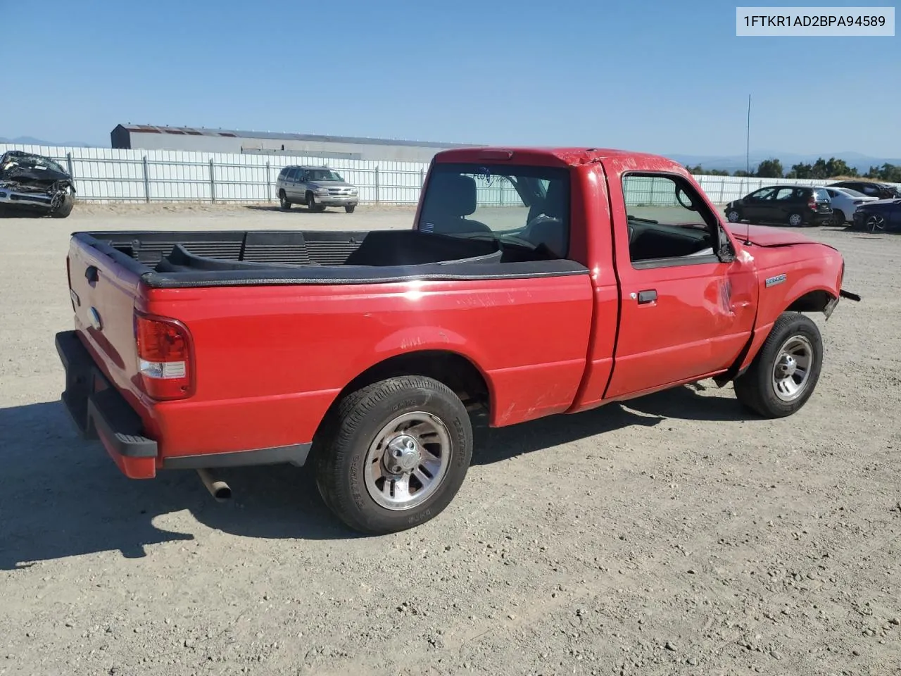 2011 Ford Ranger VIN: 1FTKR1AD2BPA94589 Lot: 73165354