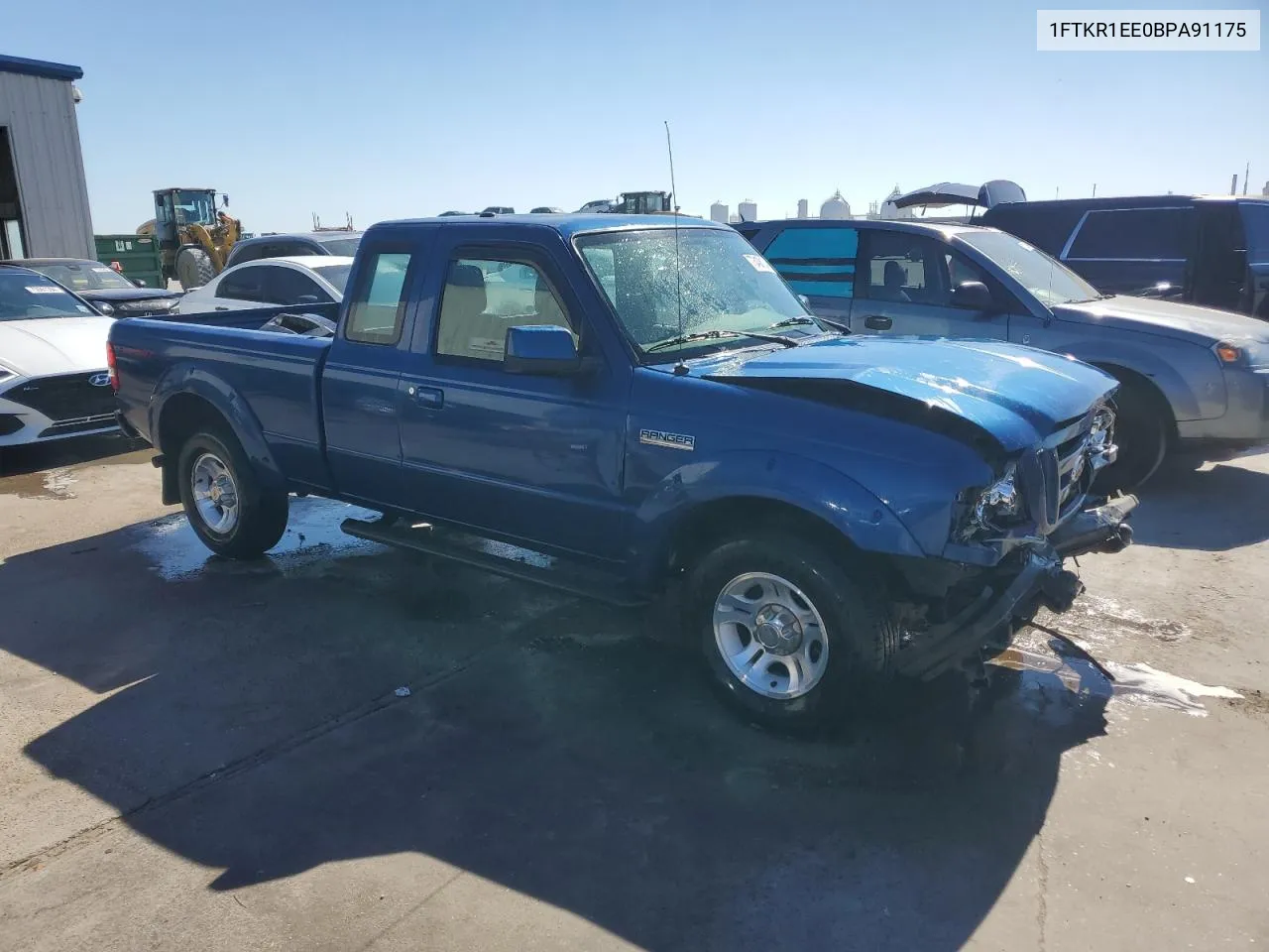 2011 Ford Ranger Super Cab VIN: 1FTKR1EE0BPA91175 Lot: 73436124