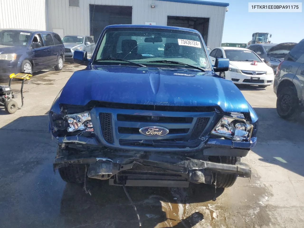 2011 Ford Ranger Super Cab VIN: 1FTKR1EE0BPA91175 Lot: 73436124