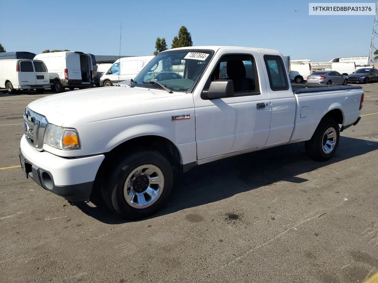 2011 Ford Ranger Super Cab VIN: 1FTKR1ED8BPA31376 Lot: 73827844