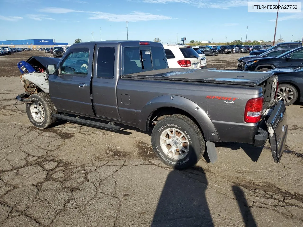 2011 Ford Ranger Super Cab VIN: 1FTLR4FE5BPA27752 Lot: 73988804