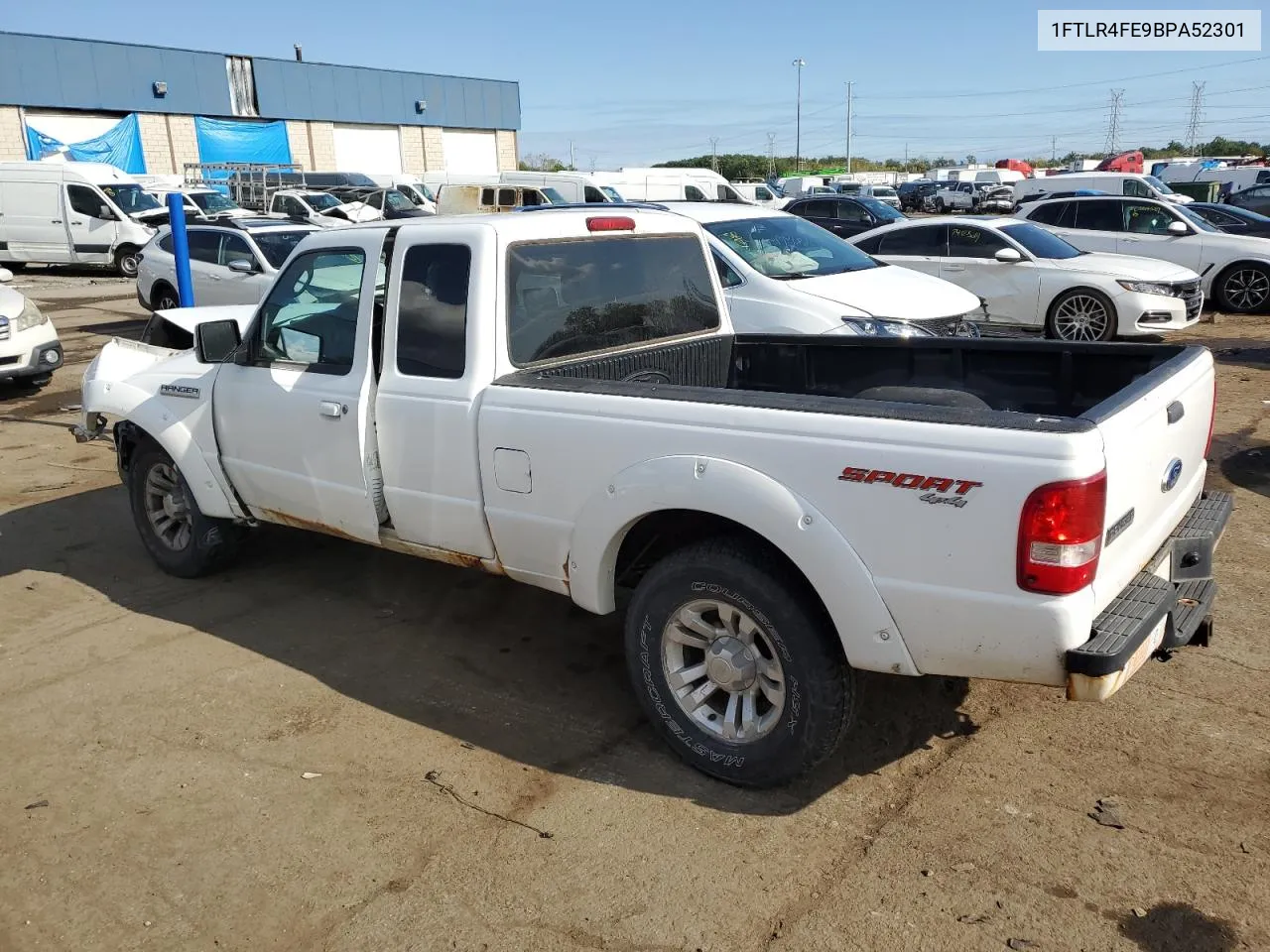 2011 Ford Ranger Super Cab VIN: 1FTLR4FE9BPA52301 Lot: 74023454