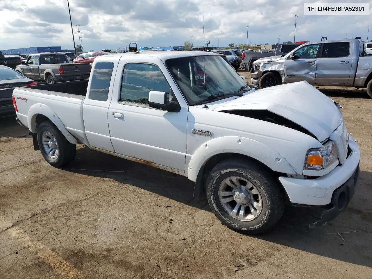 2011 Ford Ranger Super Cab VIN: 1FTLR4FE9BPA52301 Lot: 74023454