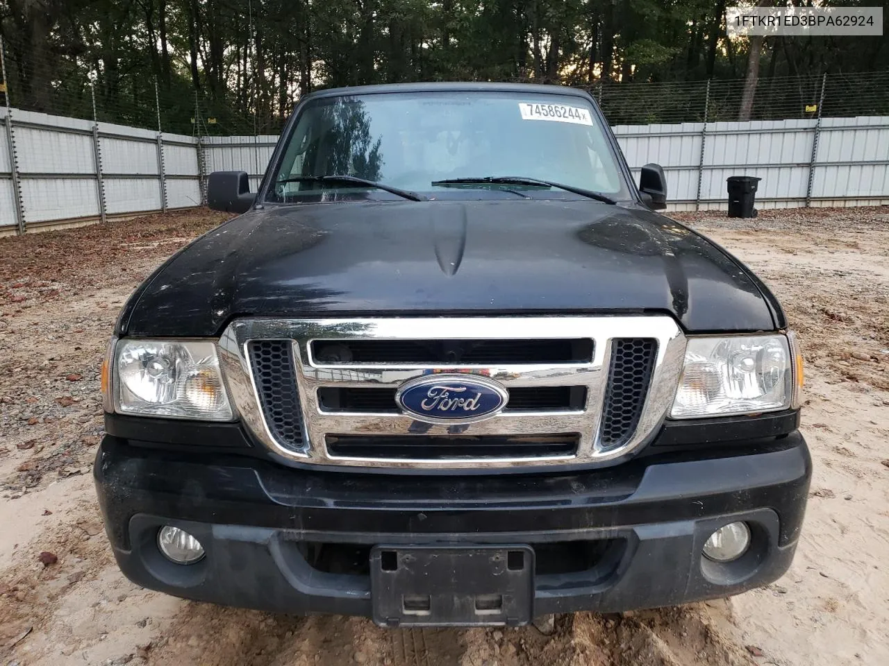 2011 Ford Ranger Super Cab VIN: 1FTKR1ED3BPA62924 Lot: 74586244