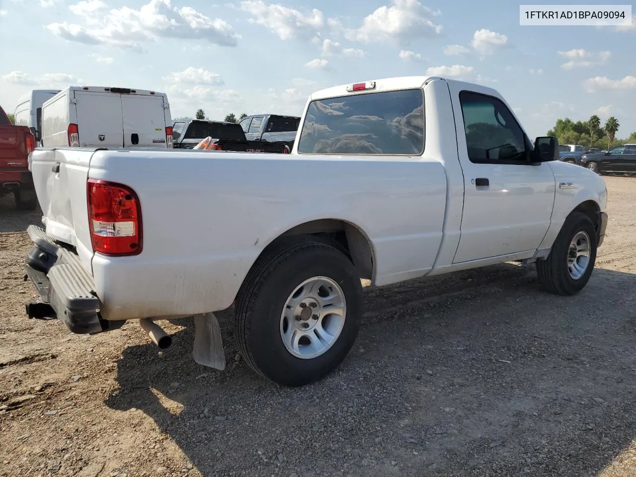 2011 Ford Ranger VIN: 1FTKR1AD1BPA09094 Lot: 74758514