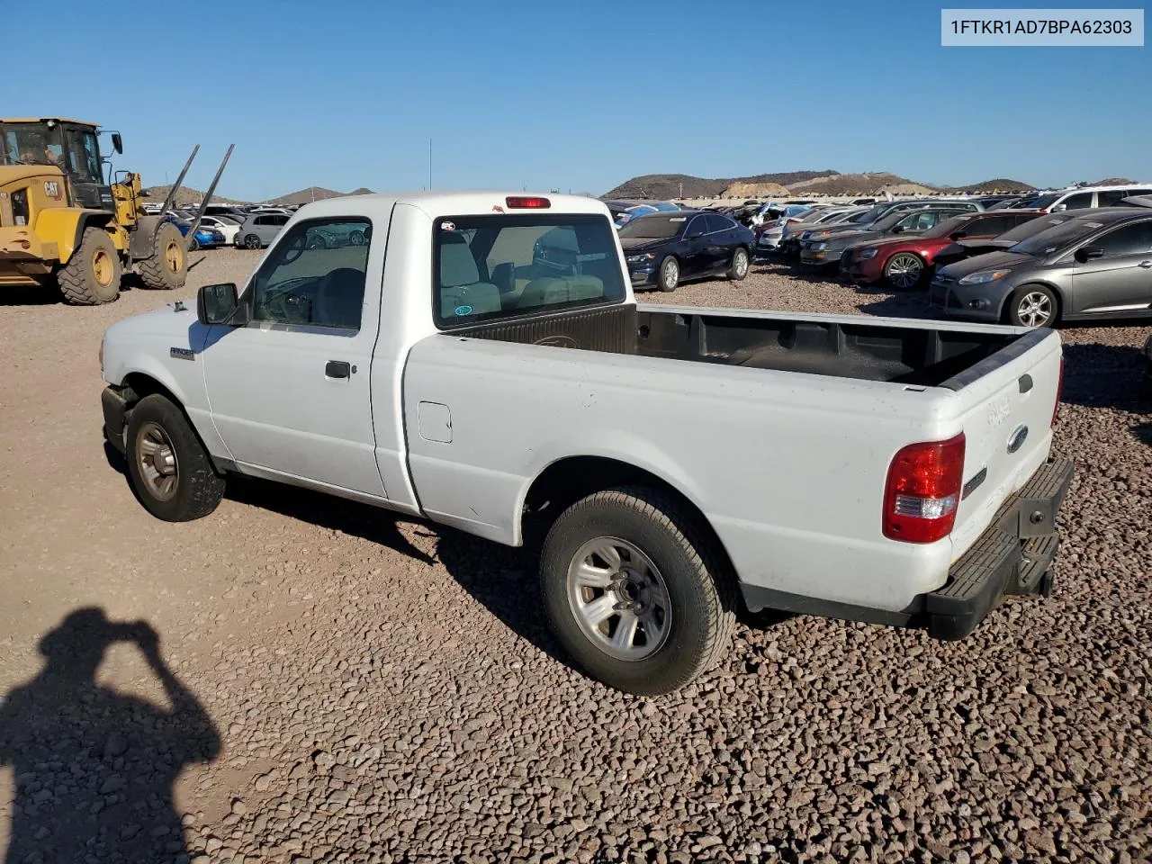 2011 Ford Ranger VIN: 1FTKR1AD7BPA62303 Lot: 74933994