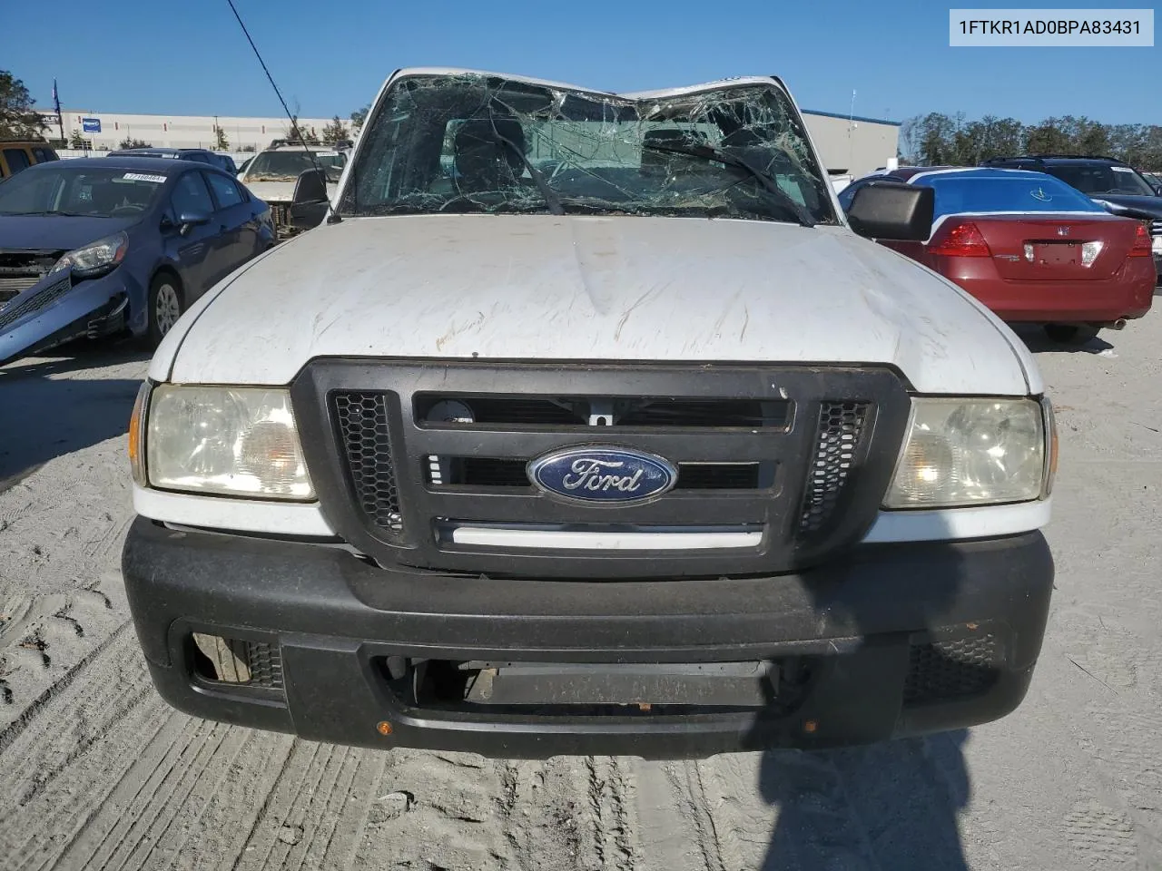 2011 Ford Ranger VIN: 1FTKR1AD0BPA83431 Lot: 74973284