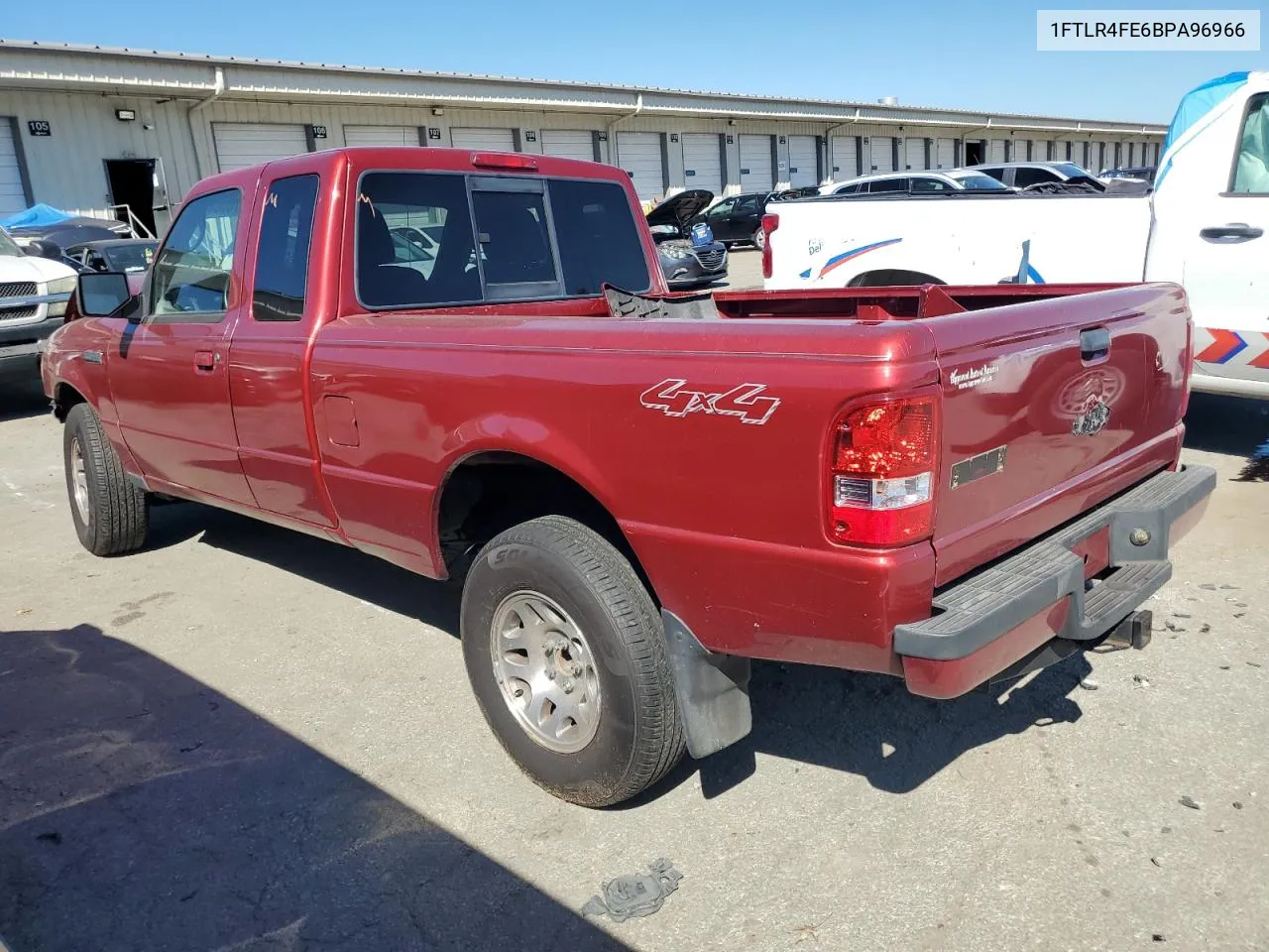 2011 Ford Ranger Super Cab VIN: 1FTLR4FE6BPA96966 Lot: 75170064