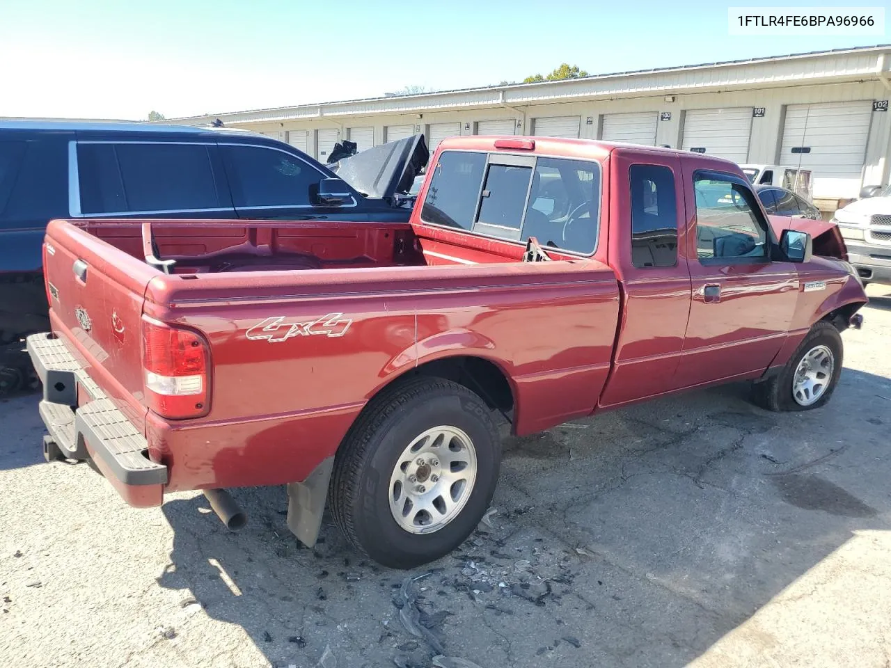 2011 Ford Ranger Super Cab VIN: 1FTLR4FE6BPA96966 Lot: 75170064