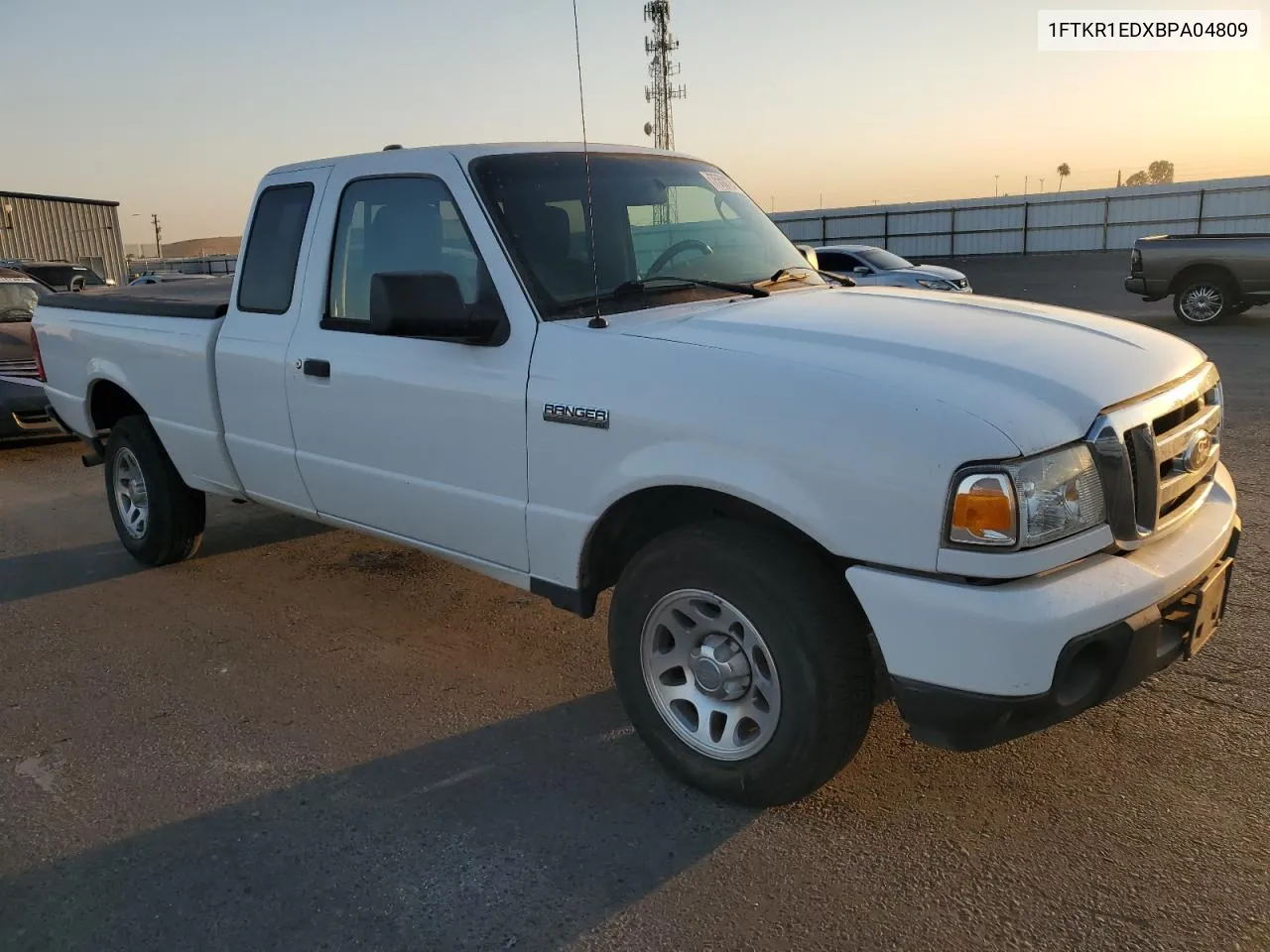 2011 Ford Ranger Super Cab VIN: 1FTKR1EDXBPA04809 Lot: 75501274