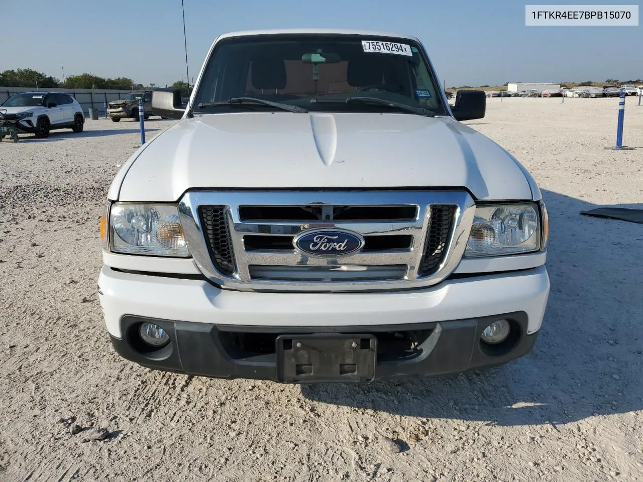 2011 Ford Ranger Super Cab VIN: 1FTKR4EE7BPB15070 Lot: 75516294