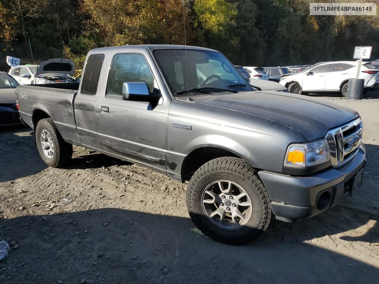 2011 Ford Ranger Super Cab VIN: 1FTLR4FE4BPA86145 Lot: 75868464