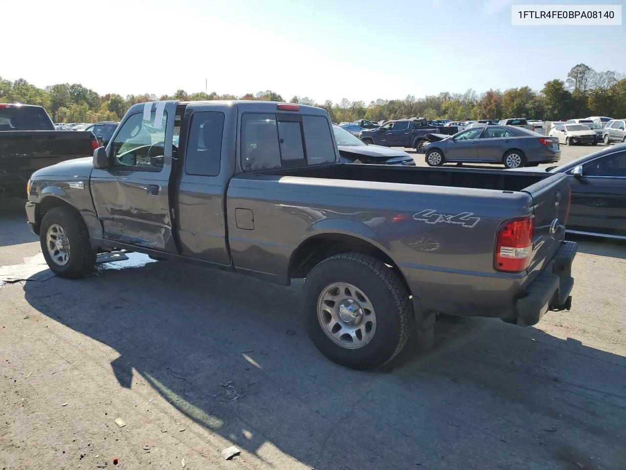 2011 Ford Ranger Super Cab VIN: 1FTLR4FE0BPA08140 Lot: 75893464