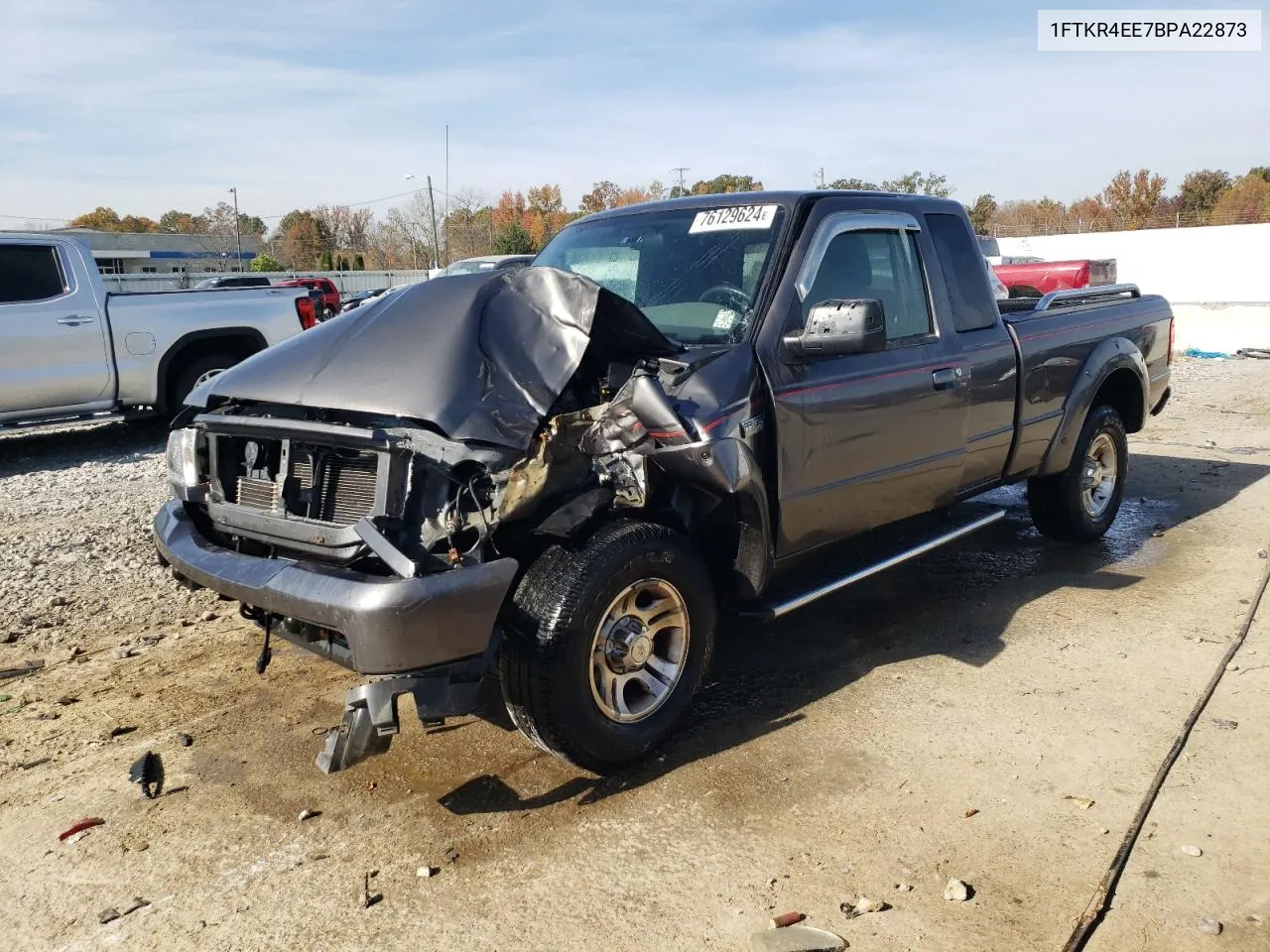 2011 Ford Ranger Super Cab VIN: 1FTKR4EE7BPA22873 Lot: 76129624