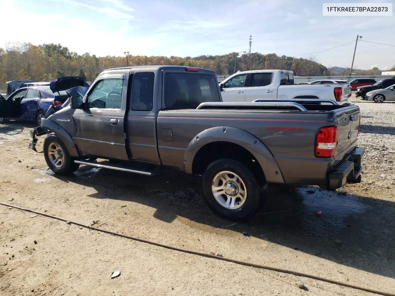 2011 Ford Ranger Super Cab VIN: 1FTKR4EE7BPA22873 Lot: 76129624