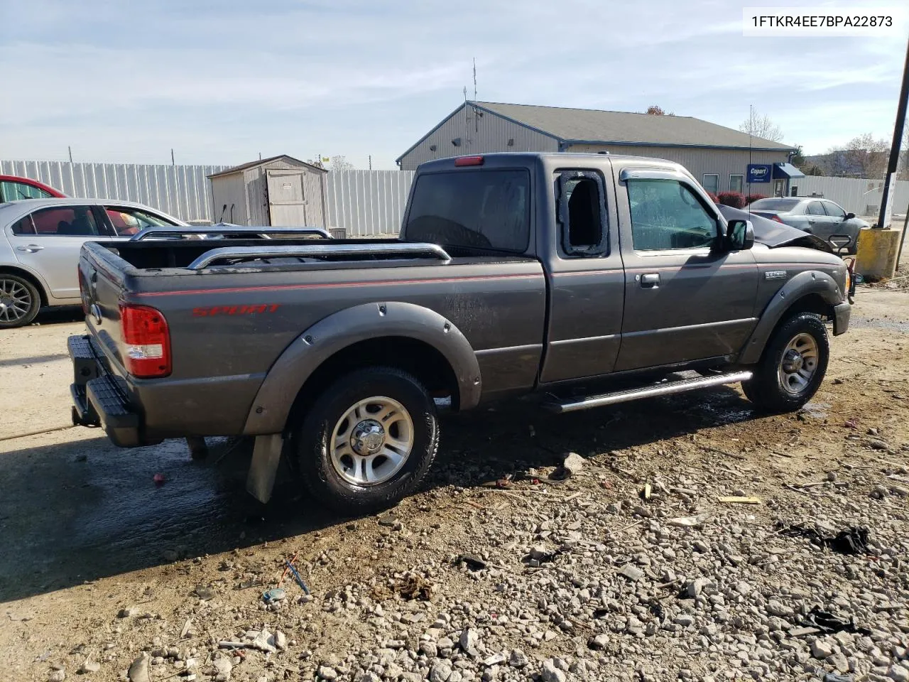 2011 Ford Ranger Super Cab VIN: 1FTKR4EE7BPA22873 Lot: 76129624