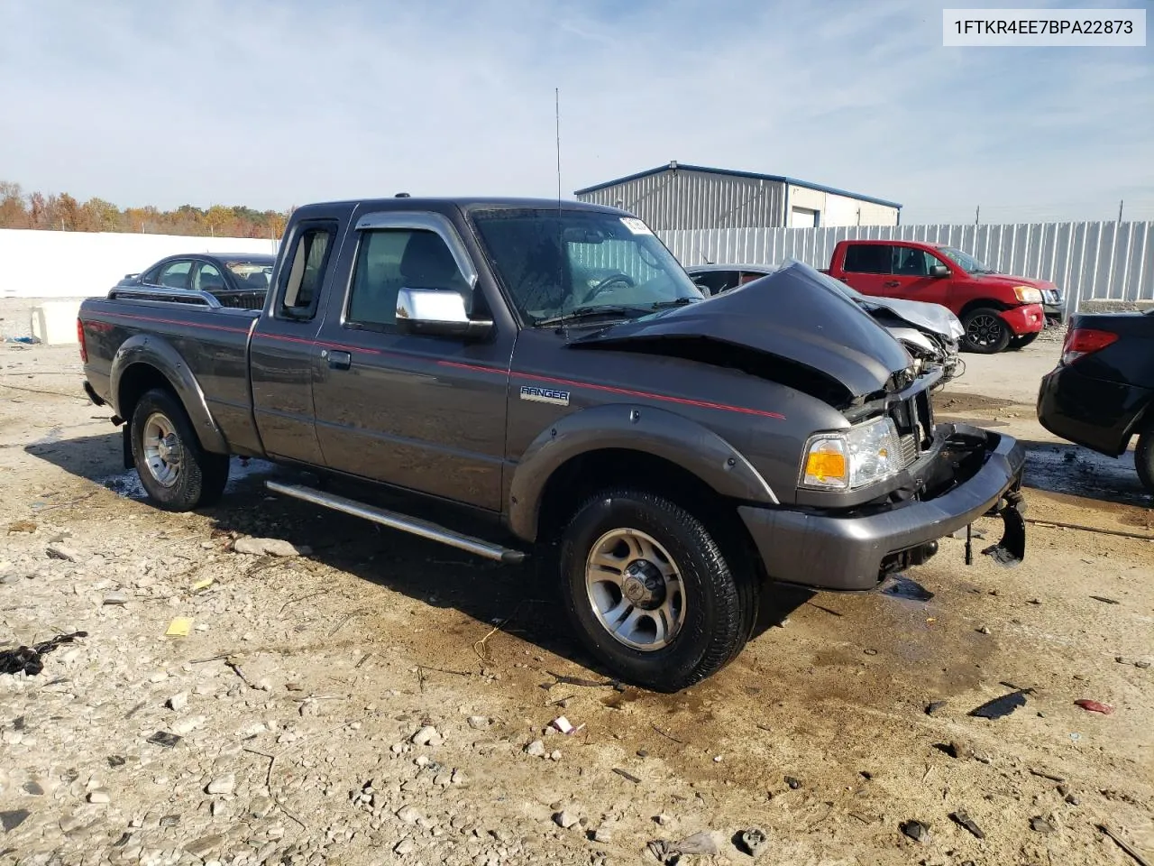 2011 Ford Ranger Super Cab VIN: 1FTKR4EE7BPA22873 Lot: 76129624