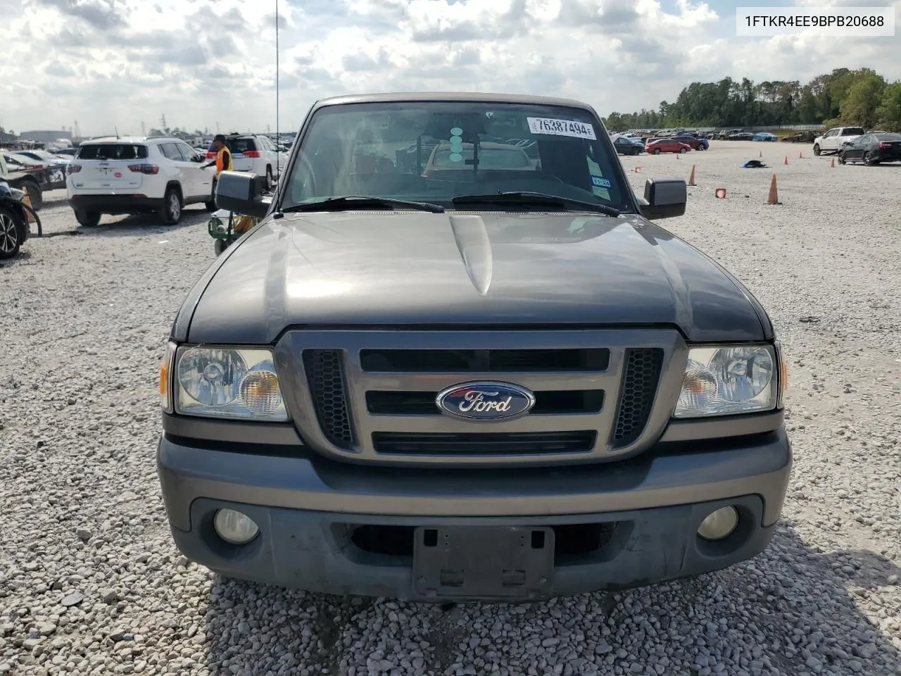 2011 Ford Ranger Super Cab VIN: 1FTKR4EE9BPB20688 Lot: 76387494