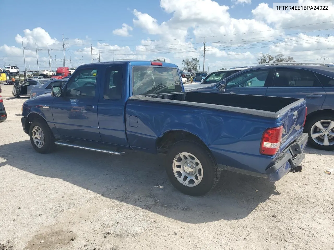 2011 Ford Ranger Super Cab VIN: 1FTKR4EE1BPA24022 Lot: 77157954