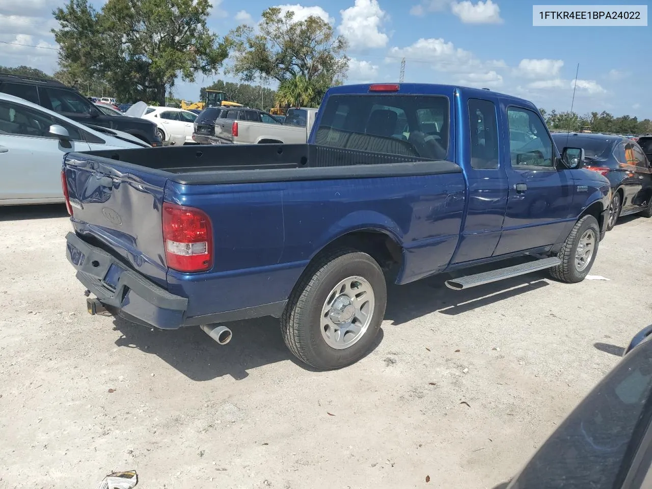 1FTKR4EE1BPA24022 2011 Ford Ranger Super Cab