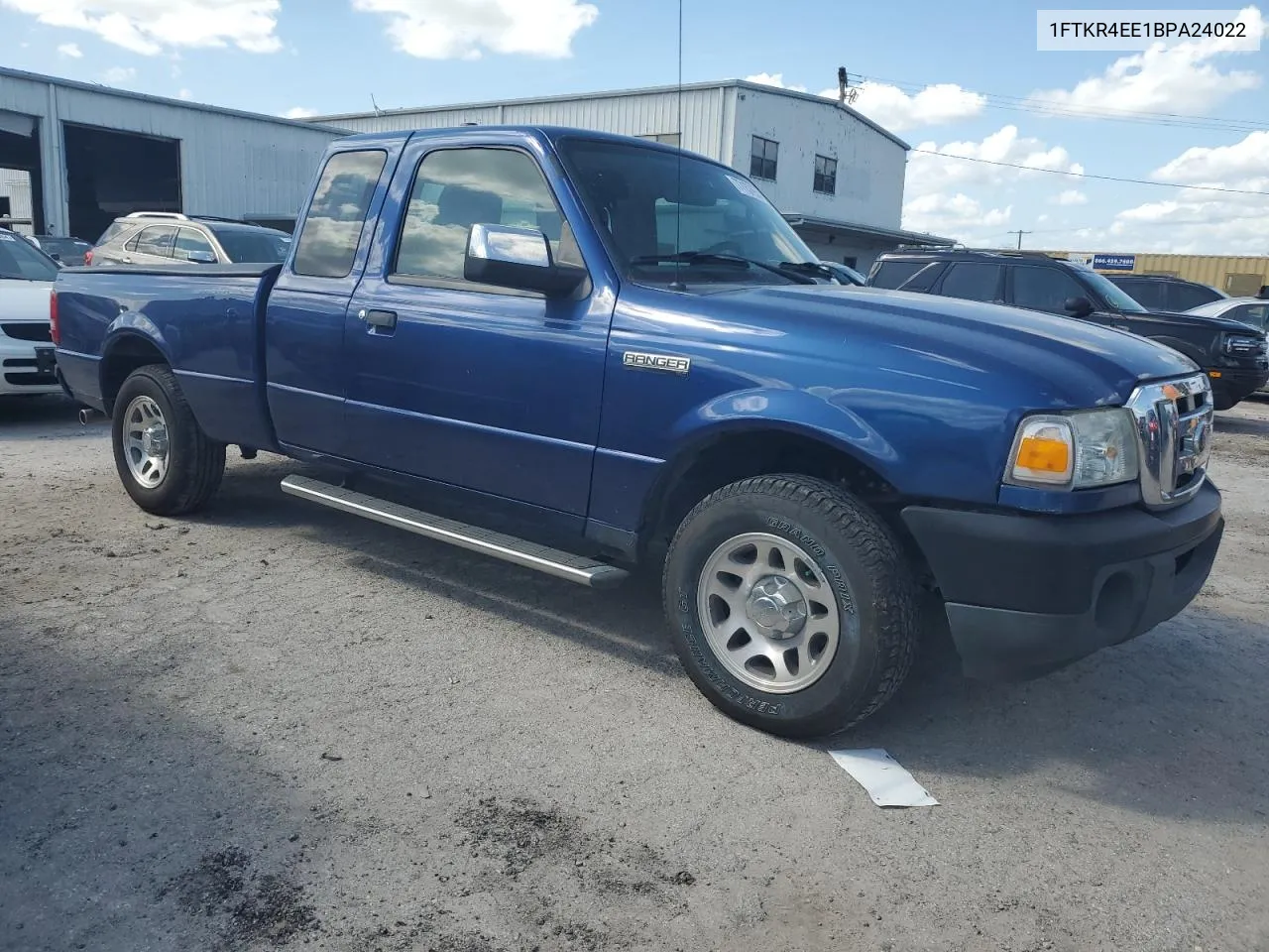 2011 Ford Ranger Super Cab VIN: 1FTKR4EE1BPA24022 Lot: 77157954