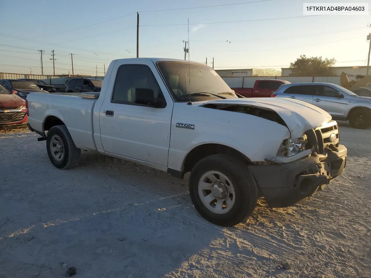 2011 Ford Ranger VIN: 1FTKR1AD4BPA04603 Lot: 77189284