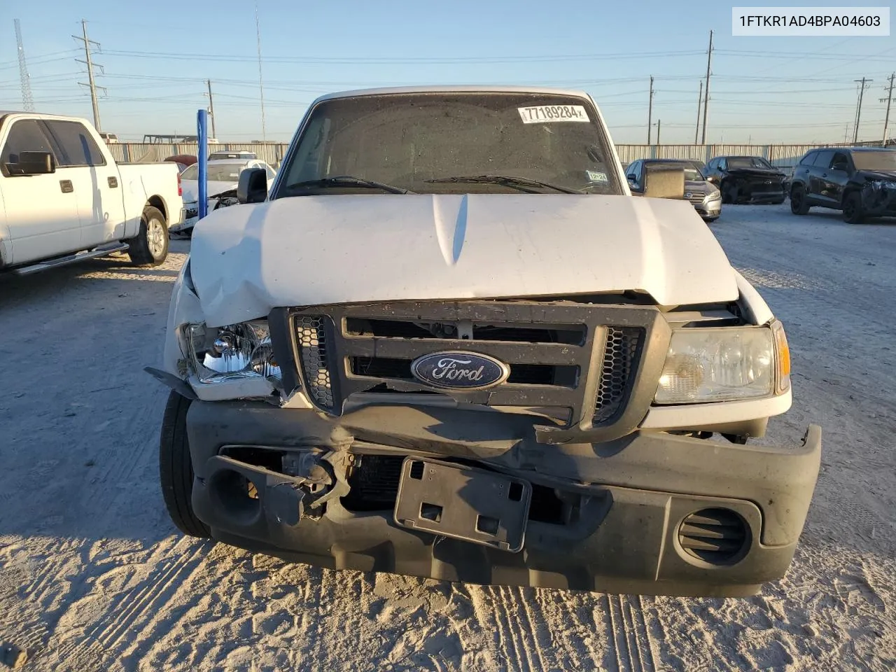 2011 Ford Ranger VIN: 1FTKR1AD4BPA04603 Lot: 77189284