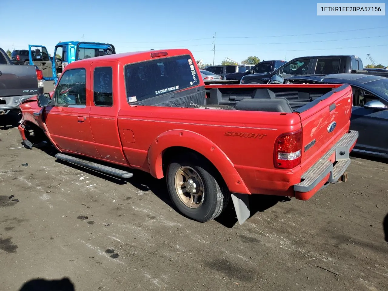 2011 Ford Ranger Super Cab VIN: 1FTKR1EE2BPA57156 Lot: 77419054