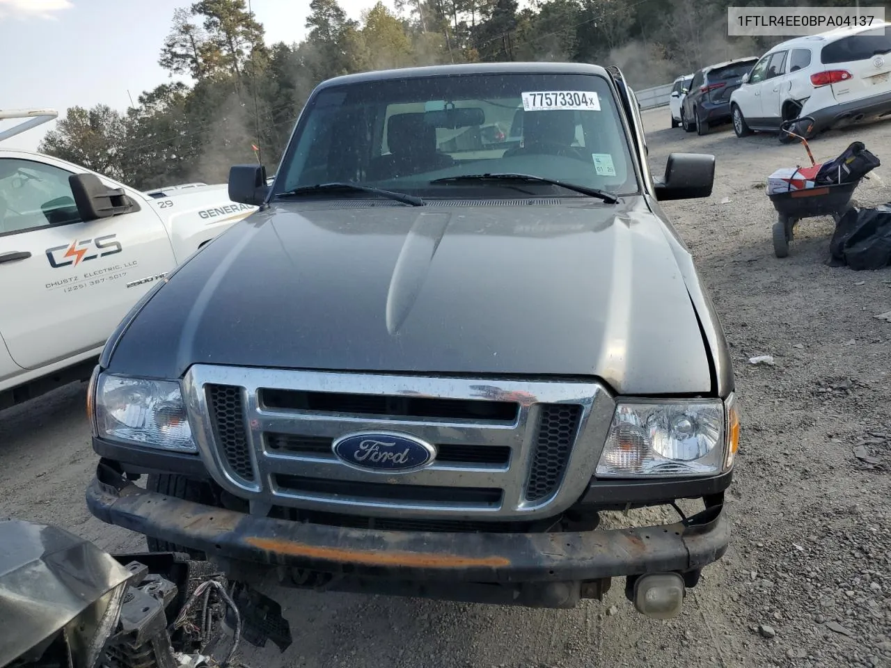 2011 Ford Ranger Super Cab VIN: 1FTLR4EE0BPA04137 Lot: 77573304