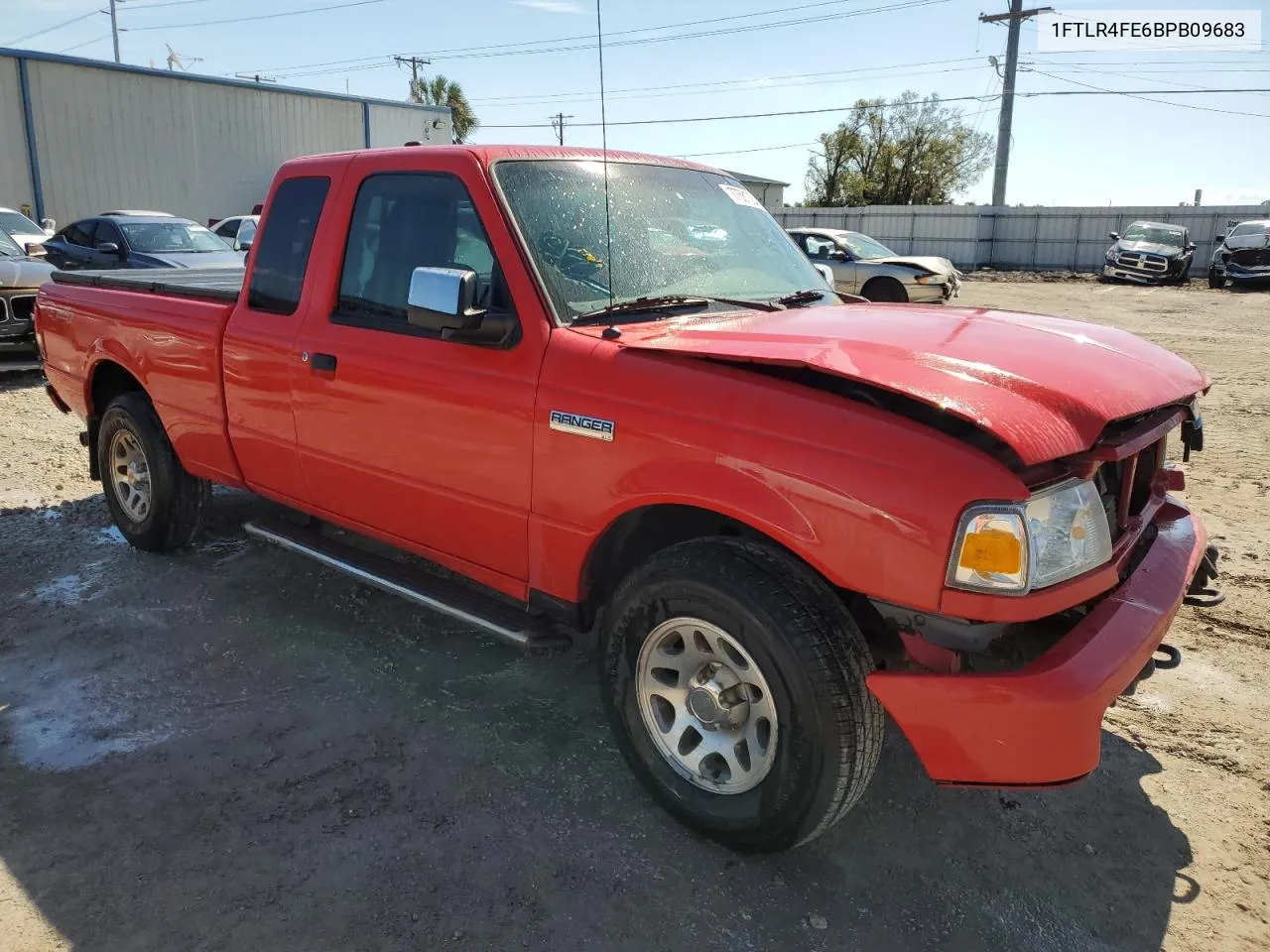 2011 Ford Ranger Super Cab VIN: 1FTLR4FE6BPB09683 Lot: 77581004