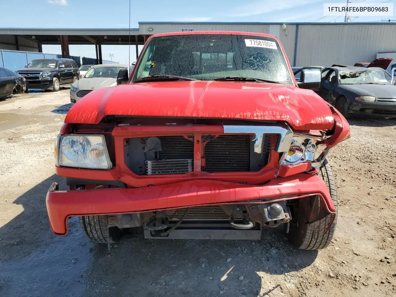 2011 Ford Ranger Super Cab VIN: 1FTLR4FE6BPB09683 Lot: 77581004