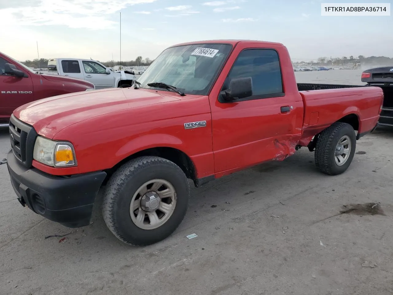 2011 Ford Ranger VIN: 1FTKR1AD8BPA36714 Lot: 77684614