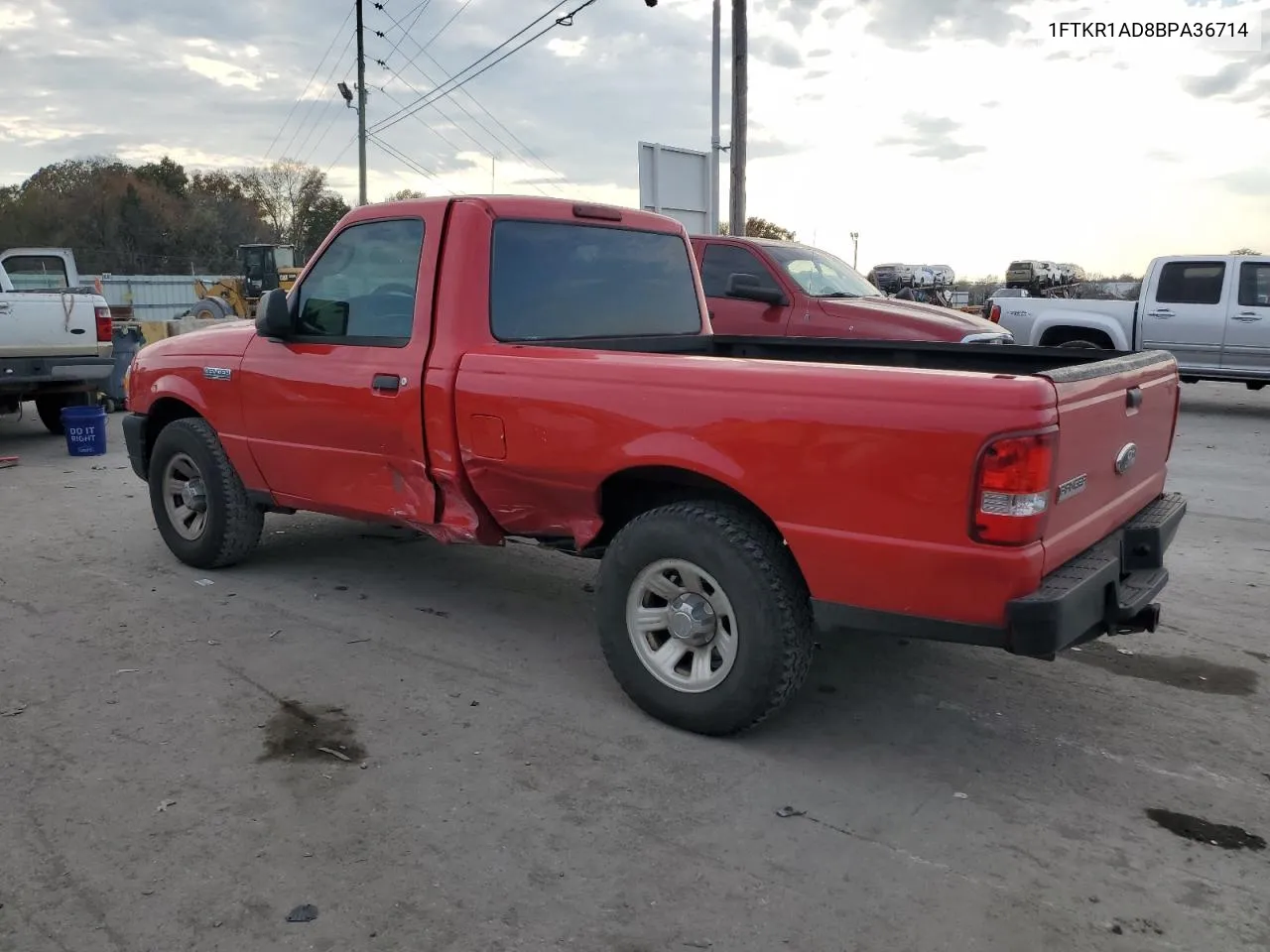 2011 Ford Ranger VIN: 1FTKR1AD8BPA36714 Lot: 77684614