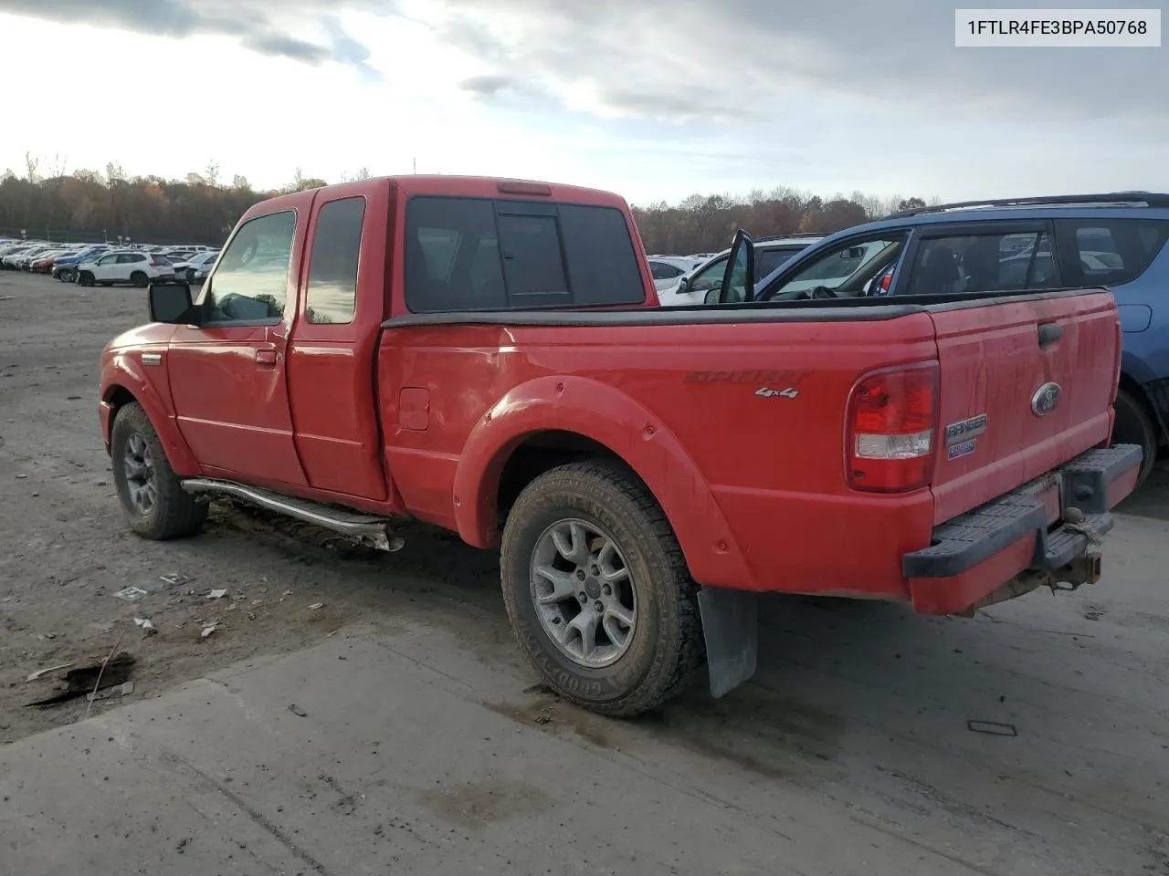 2011 Ford Ranger Super Cab VIN: 1FTLR4FE3BPA50768 Lot: 77733834