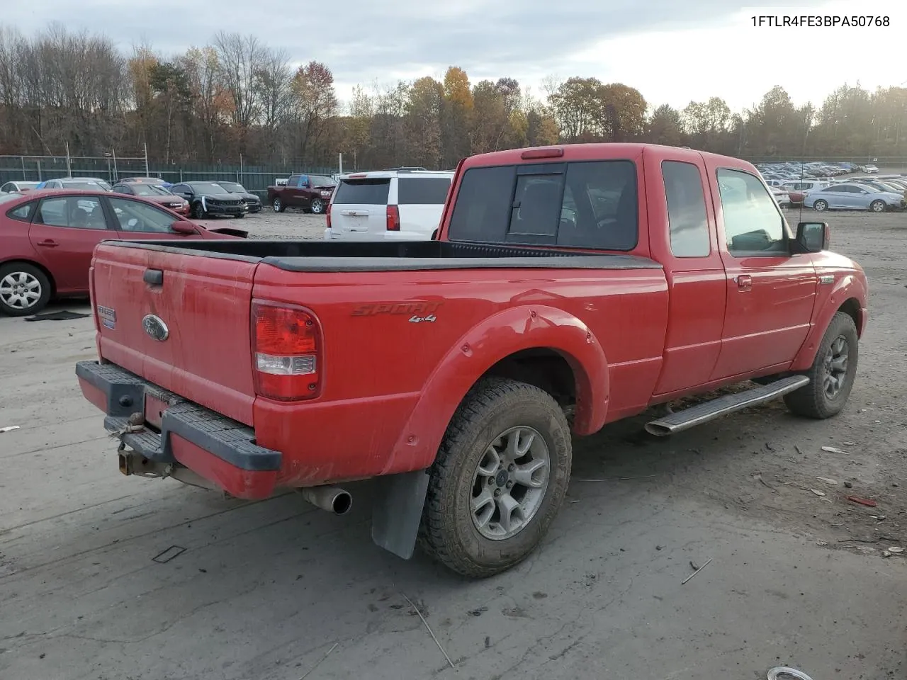 2011 Ford Ranger Super Cab VIN: 1FTLR4FE3BPA50768 Lot: 77733834