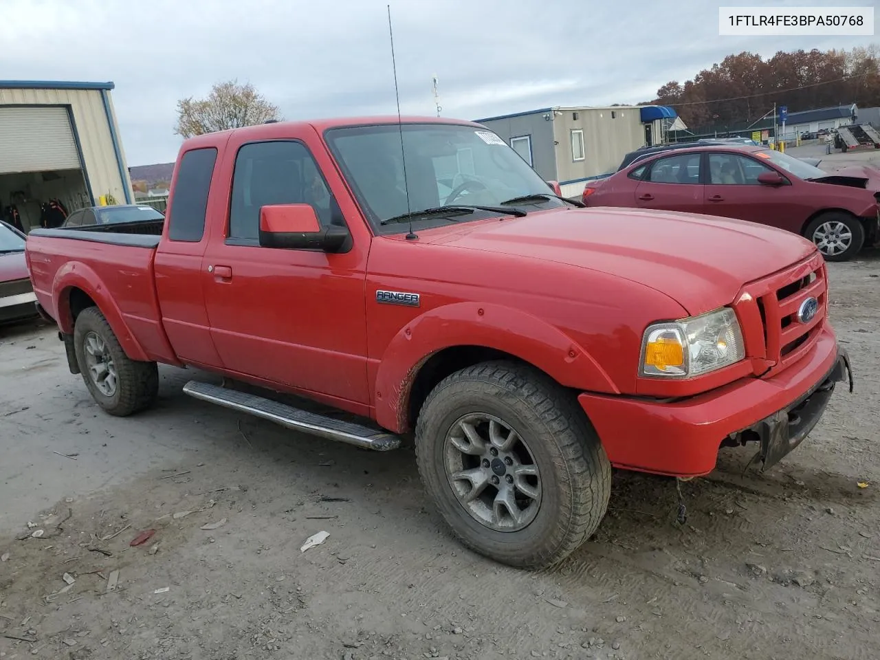 2011 Ford Ranger Super Cab VIN: 1FTLR4FE3BPA50768 Lot: 77733834