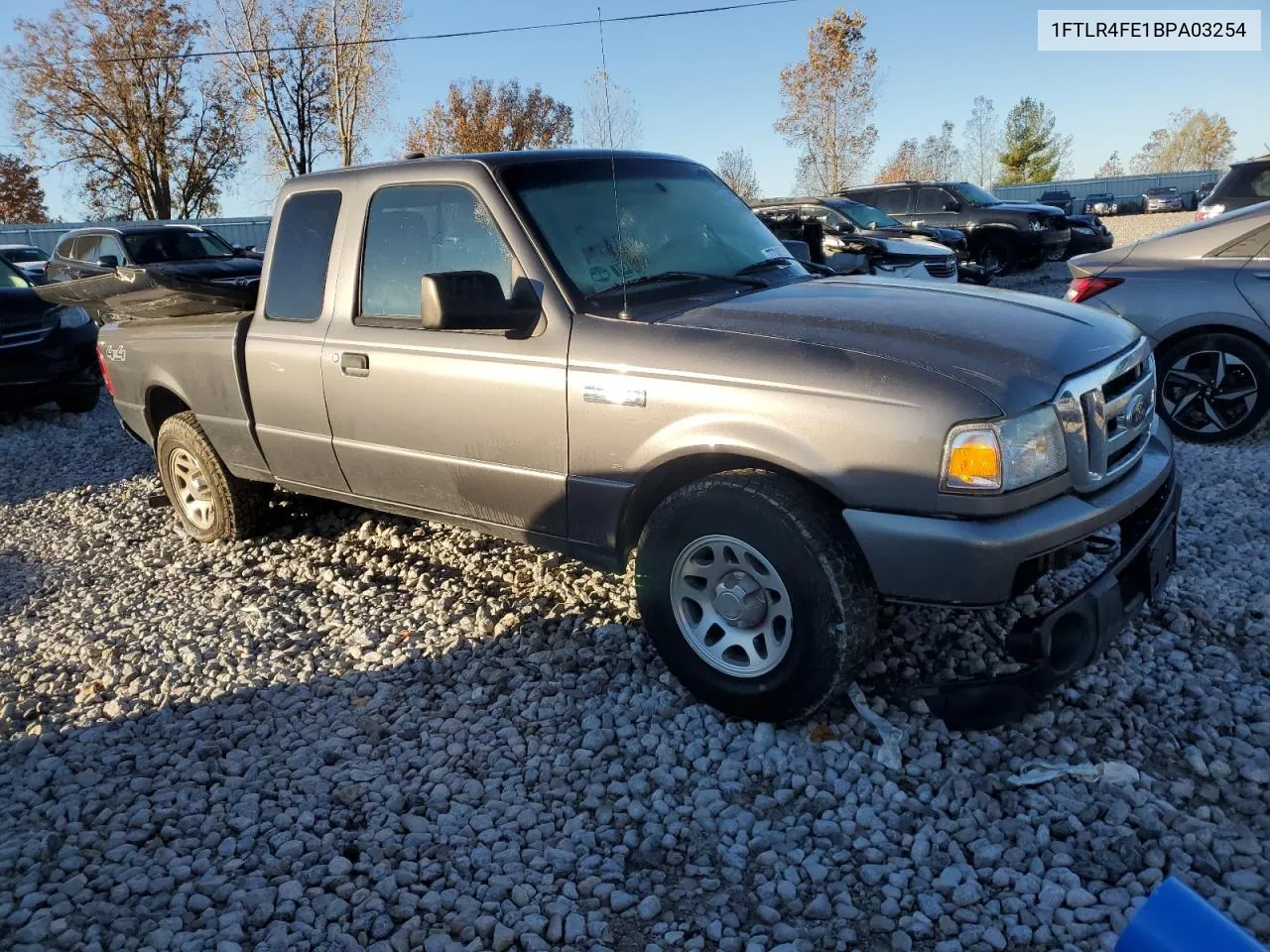 2011 Ford Ranger Super Cab VIN: 1FTLR4FE1BPA03254 Lot: 77798934