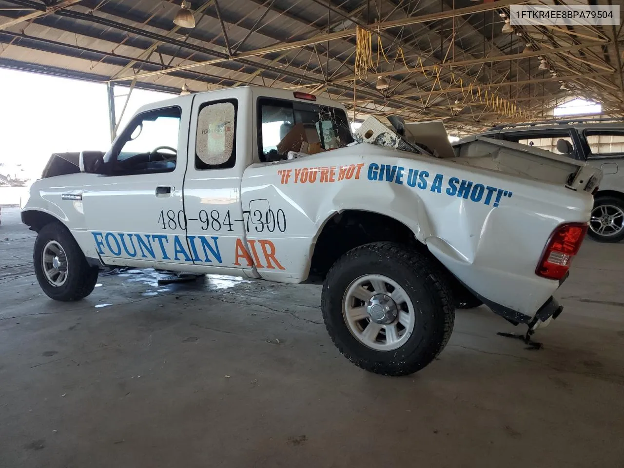 2011 Ford Ranger Super Cab VIN: 1FTKR4EE8BPA79504 Lot: 77825464