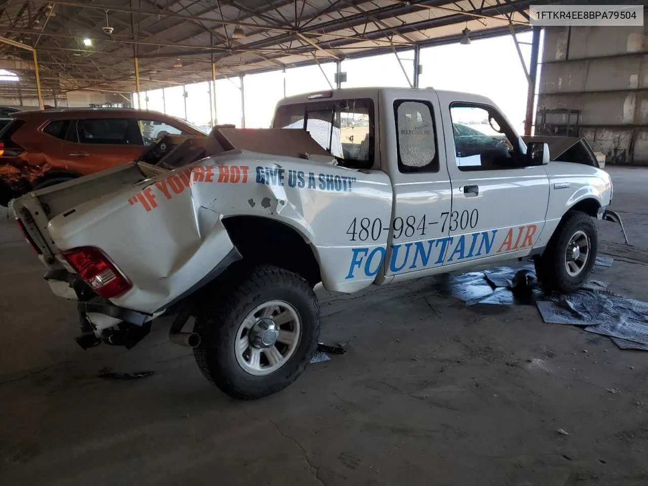 2011 Ford Ranger Super Cab VIN: 1FTKR4EE8BPA79504 Lot: 77825464