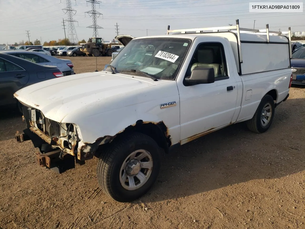 2011 Ford Ranger VIN: 1FTKR1AD9BPA01809 Lot: 78182044