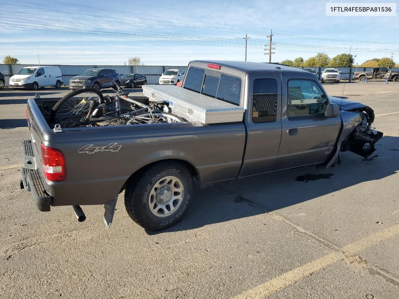 2011 Ford Ranger Super Cab VIN: 1FTLR4FE5BPA81536 Lot: 78413674